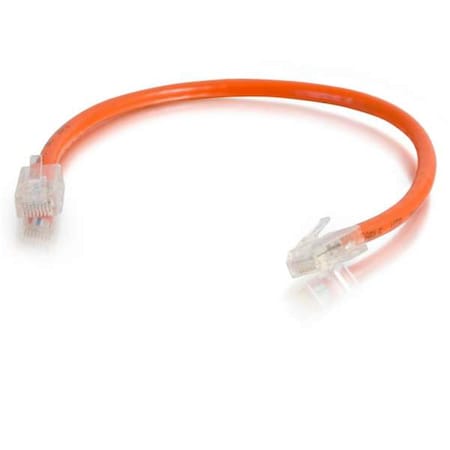2 Ft. Cat6 Non-Booted Unshielded-UTP Ethernet Network Patch Cable - Orange